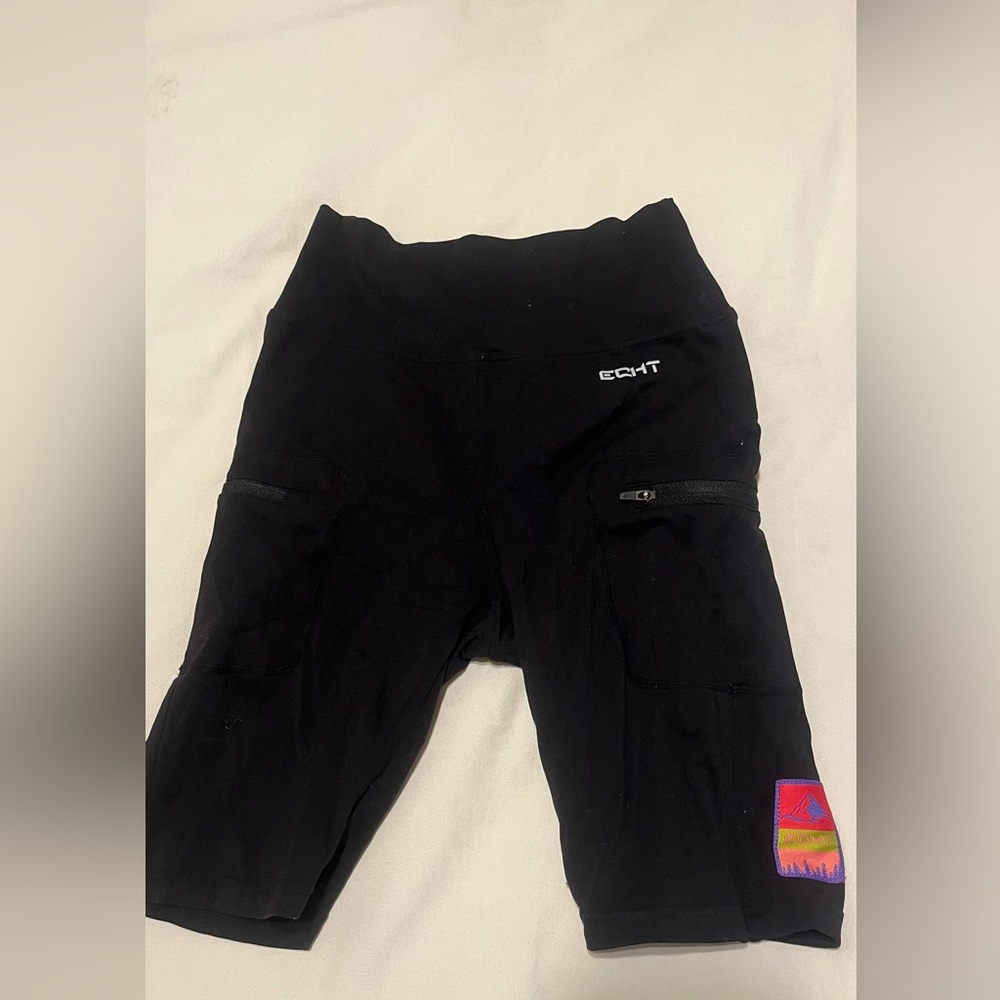 Echt Black Biker Shorts